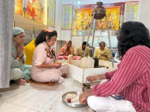 साक्षी वेलफेयर ट्रस्ट द्वारा हर वर्ष की भांति इस वर्ष भी हुआ आयोजन, पूर्ण आहुति के बाद भंडारे का कार्यक्रम